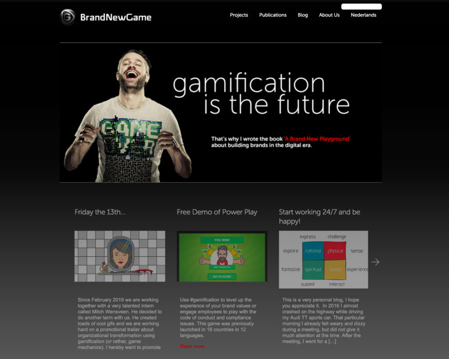 Brand New Game - Maatwerk Wordpress Webdevelopment