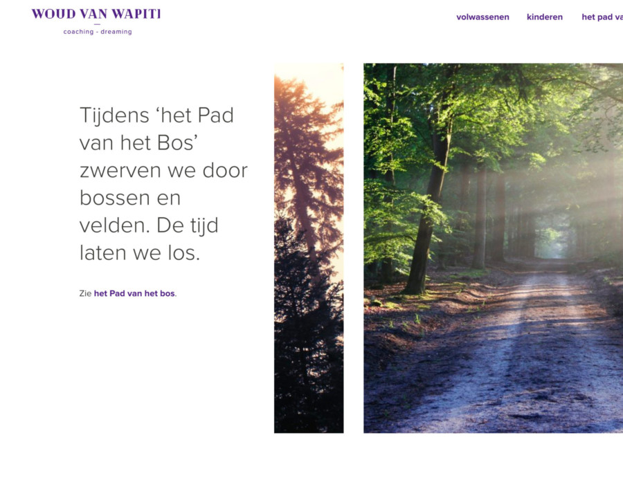 Woud van Wapiti - Maatwerk Wordpress Webdevelopment